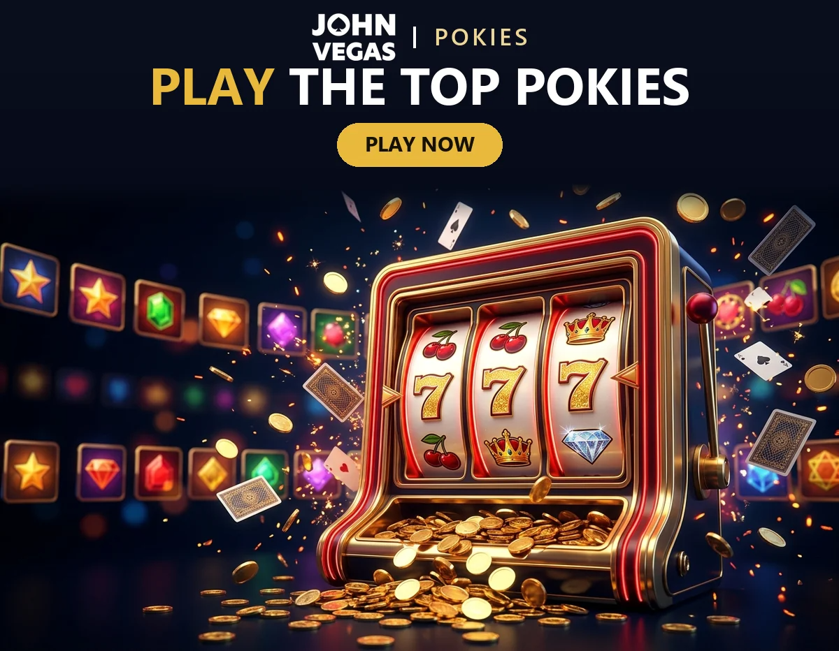 john-vegas-casino-pokies-with-a-golden-slot-machine-pouring-coins